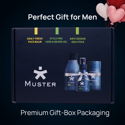 Daily Essentials Grooming Kit | Gift Box Packaging | Perfect Gift For Men - 3 Products